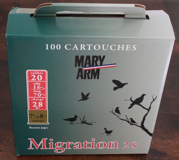 Migration 28 Mary Arm - Cartouches cal 20 - Nouveauté 2012