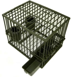 Cage à grive en plastique verte Cage à grive en plastique verte