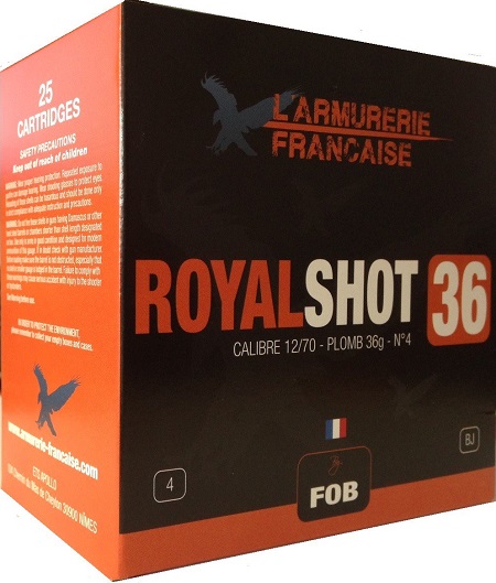 Cartouche chasse Royal Shot 36 Cartouche chasse Royal Shot 36